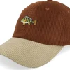 Dad Cap-Skillfish Tiny Perch Corduroy Off /Khaki Dad Cap - Brown