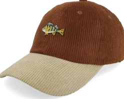 Dad Cap-Skillfish Tiny Perch Corduroy Off /Khaki Dad Cap - Brown