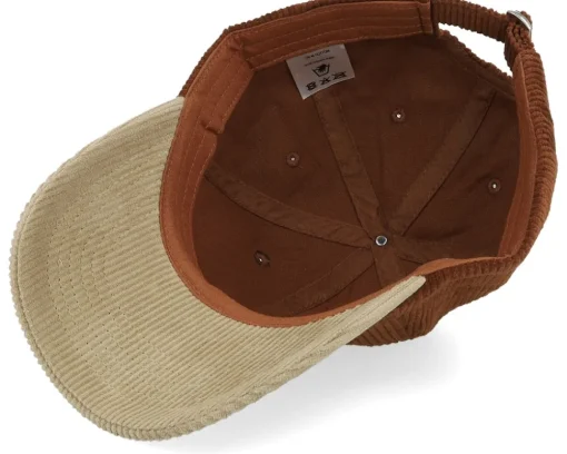 Dad Cap-Skillfish Tiny Perch Corduroy Off /Khaki Dad Cap - Brown