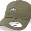 Fashion Skillfish Tiny Perch Fishing Olive Dad Cap -
