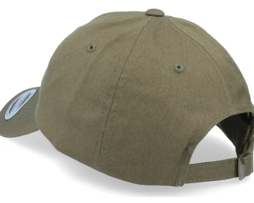 Fashion Skillfish Tiny Perch Fishing Olive Dad Cap -