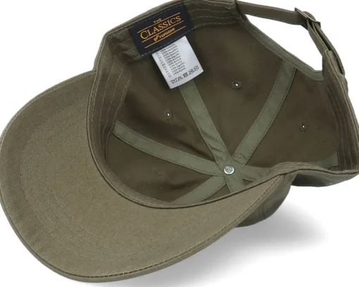 Fashion Skillfish Tiny Perch Fishing Olive Dad Cap -