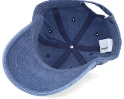 Dad Cap-Skillfish Tiny Rainbow Trout Fish Vintage Washed Denim Dad Cap - Blue