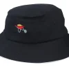 Buckets-Abducted Tiny Red Wheelbarrow Black Bucket -