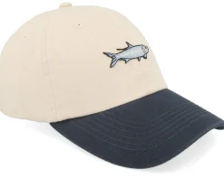 Online Skillfish Tiny Tarpon Stone Washed Stone/Navy Dad Cap - Beige