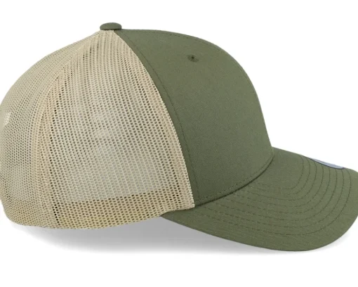 Trucker-Iconic Tiny Wave Retro 2-tone Mossgreen/Khaki Trucker -