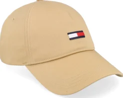 Fashion Tommy Hilfiger Tjm Elongated Flag Cap Dad Cap - Beige