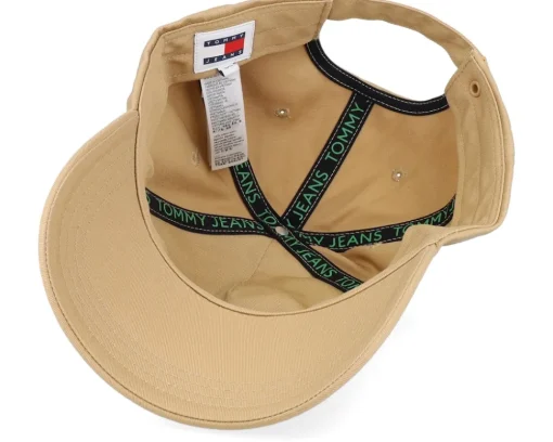 Fashion Tommy Hilfiger Tjm Elongated Flag Cap Dad Cap - Beige