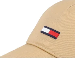Fashion Tommy Hilfiger Tjm Elongated Flag Cap Dad Cap - Beige