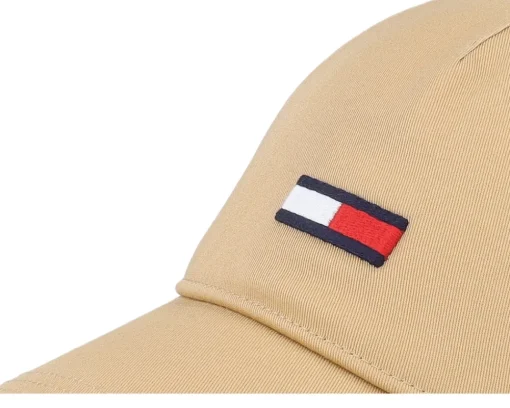 Fashion Tommy Hilfiger Tjm Elongated Flag Cap Dad Cap - Beige