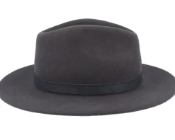 Outlet Stetson Tller Woolfelt Dark Grey Fedora -
