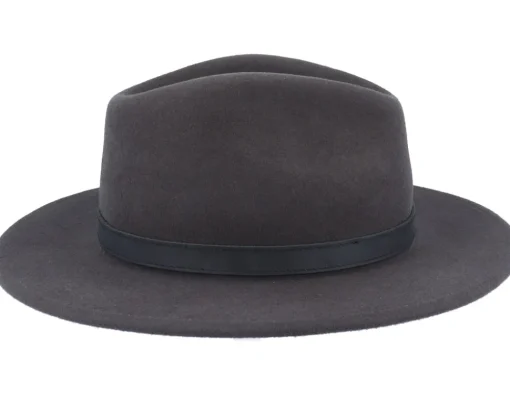 Outlet Stetson Tller Woolfelt Dark Grey Fedora -