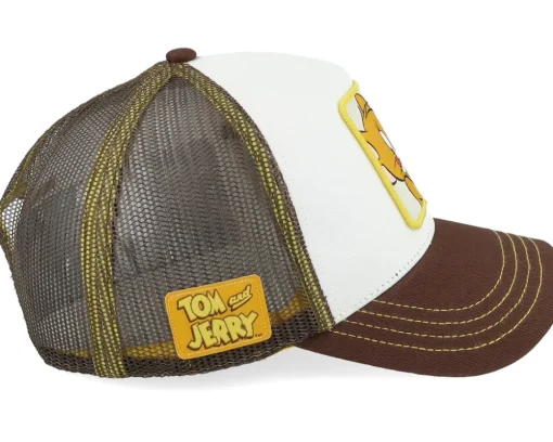 Trucker-Capslab Tom & Jerry Jerry Yellow/White/Brown A-Frame Trucker -