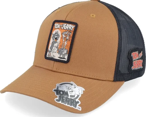 Trucker-Tom & Jerry Toast Caramel/Black Trucker -