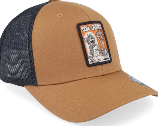 Trucker-Tom & Jerry Toast Caramel/Black Trucker -
