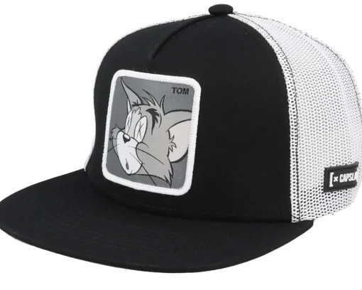 Trucker-Capslab Tom & Jerry Tom Black/White Trucker -