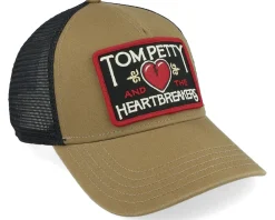 Trucker-American Needle Tom Petty Valin Black/Brown A-Frame Trucker -