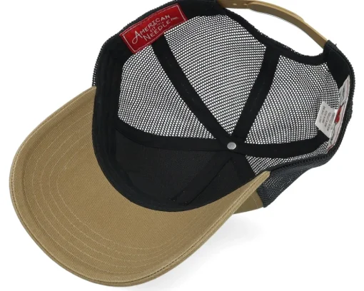Trucker-American Needle Tom Petty Valin Black/Brown A-Frame Trucker -