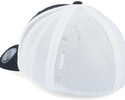 Outlet Flexfit 2-Tone Mesh Black/White Trucker -