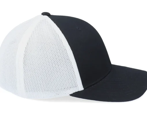 Outlet Flexfit 2-Tone Mesh Black/White Trucker -