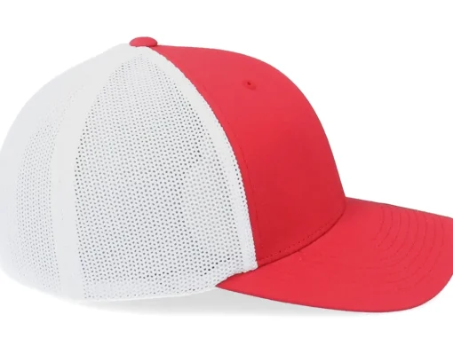 Fashion Flexfit 2-Tone Mesh Red/White Trucker -