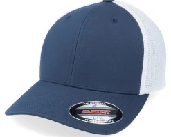 Blanks-Flexfit 2-Tone Navy/White Trucker -