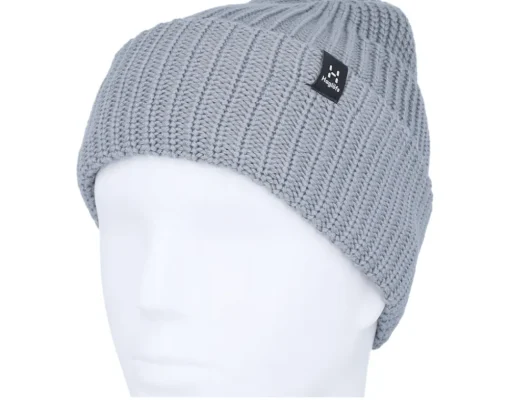 Cuff Beanies-Haglöfs Top Out Beanie Steel Cuff - Blue