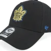 Adjustable-47 Brand Toronto Maple Leafs Color Pop Metallic Mvp Black Adjustable -