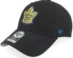 Adjustable-47 Brand Toronto Maple Leafs Color Pop Metallic Mvp Black Adjustable -