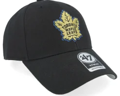 Adjustable-47 Brand Toronto Maple Leafs Color Pop Metallic Mvp Black Adjustable -