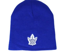 Hot American Needle Toronto Maple Leafs Cuffless Knit Royal Beanie -