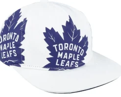 Clearance Mitchell & Ness Toronto Maple Leafs In Your Face Deadstock Snapback - White
