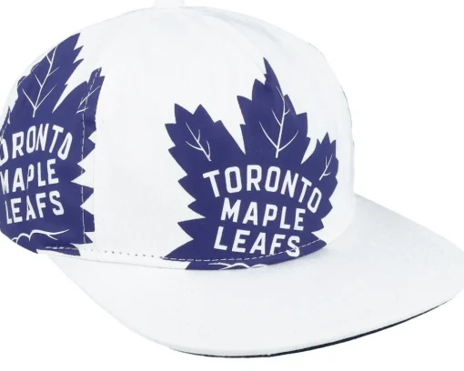 Clearance Mitchell & Ness Toronto Maple Leafs In Your Face Deadstock Snapback - White