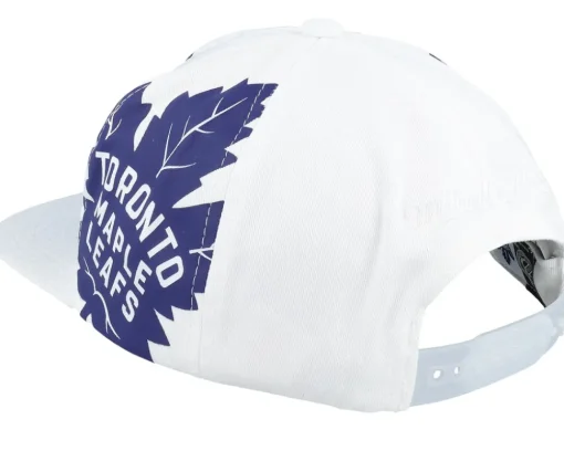 Clearance Mitchell & Ness Toronto Maple Leafs In Your Face Deadstock Snapback - White