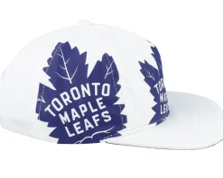 Clearance Mitchell & Ness Toronto Maple Leafs In Your Face Deadstock Snapback - White