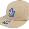 Clearance 47 Brand Toronto Maple Leafs Linscott Captain Rl Khaki Snapback -