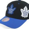 Adjustable-Mitchell & Ness Toronto Maple Leafs Overbite Pro /Royal Adjustable - Black