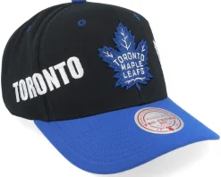 Adjustable-Mitchell & Ness Toronto Maple Leafs Overbite Pro /Royal Adjustable - Black