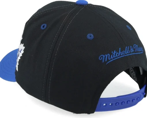 Adjustable-Mitchell & Ness Toronto Maple Leafs Overbite Pro /Royal Adjustable - Black