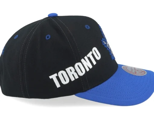 Adjustable-Mitchell & Ness Toronto Maple Leafs Overbite Pro /Royal Adjustable - Black