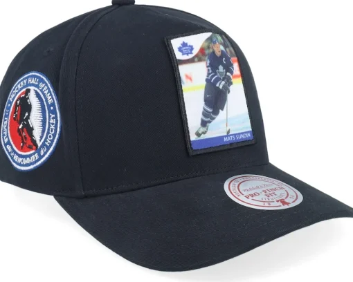 Adjustable-Mitchell & Ness Toronto Maple Leafs Player Pro Crown Mats Sundin A-frame Adjustable - Black