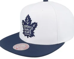 Snapback-Mitchell & Ness Toronto Maple Leafs Team 2 Tone 2.0 White/Blue Snapback -
