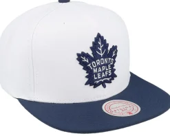 Snapback-Mitchell & Ness Toronto Maple Leafs Team 2 Tone 2.0 White/Blue Snapback -