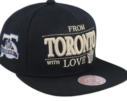 Snapback-Mitchell & Ness Toronto Maple Leafs With Love Snapback - Black