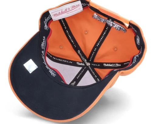 Adjustable-Mitchell & Ness Toronto Raptors Cast Snapback Dark Orange Adjustable -