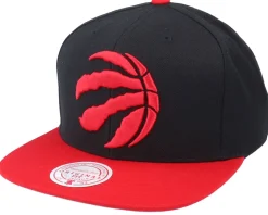 Clearance Mitchell & Ness Toronto Raptors Wool 2 Tone Red/Royal Snapback -