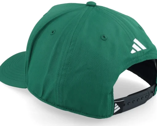 Online Adidas Tour Hat 3 Stripe Collegiate Green Adjustable -