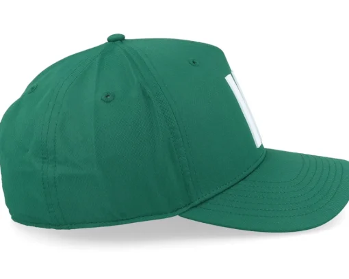 Golf-Adidas Tour Hat 3 Stripe Collegiate Green Adjustable -