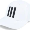 Adjustable-Adidas Tour Hat 3 Stripe Adjustable - White