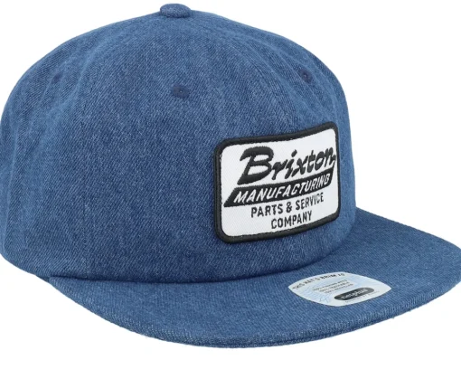 Snapback-Brixton Township Denim Blue Snapback -